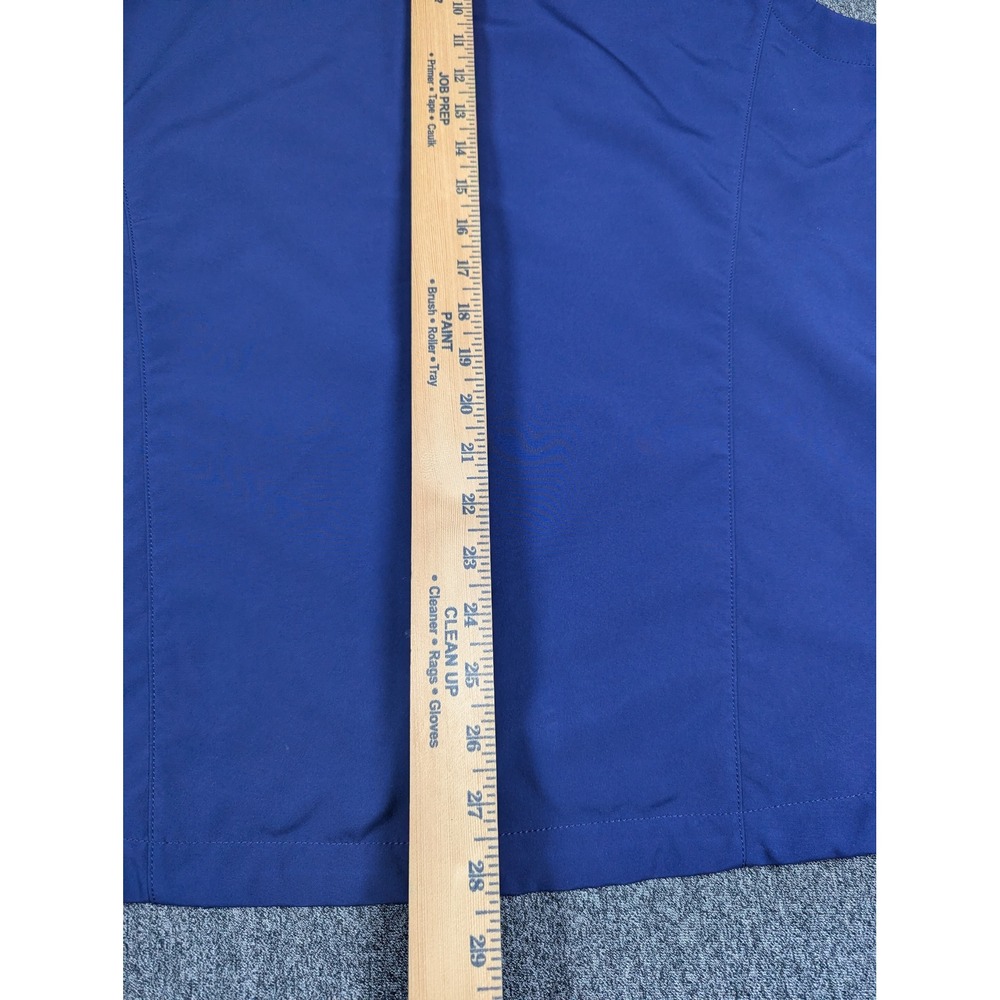 Marmot Mens Blue Softshell Full Zip Fleece Lined Vest Signode Logo E98070 Large - Picture 11 of 11